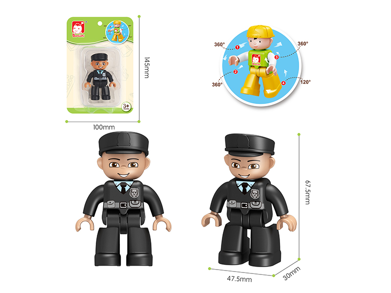 Building Block Dolls/Police