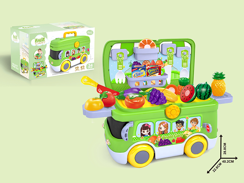 Fruit Car Set With Light And Music