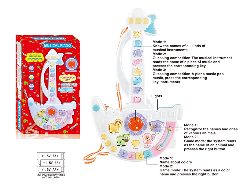 Cartoon Music Guitar