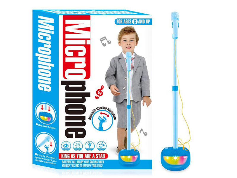 Boy Microphone With  Light And Music