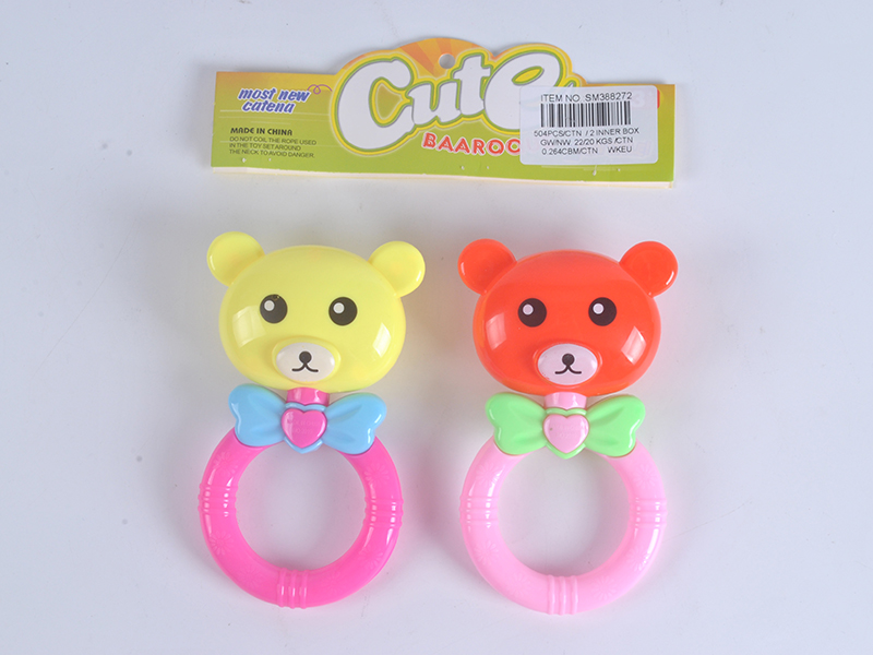 Cartoon Bear Rattles 2pcs