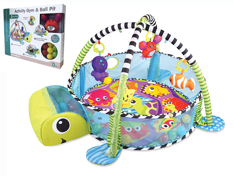 Tortoise  Play Mat With 30pcs Bolls