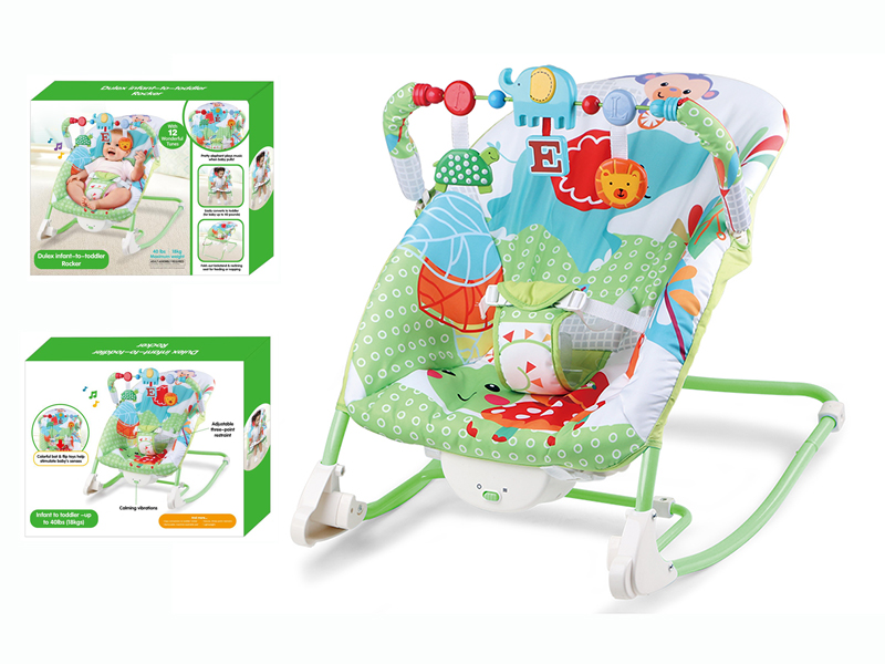 Jungle Baby Bouncer With Vibration Function And Music
