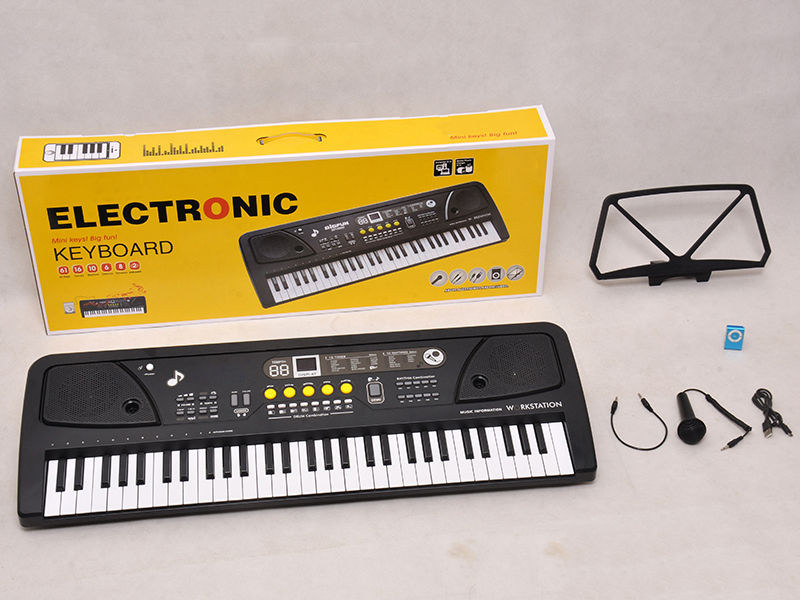 61 Keys Electronic Organ With Microphone/Audio Line /USB Line /MP3
