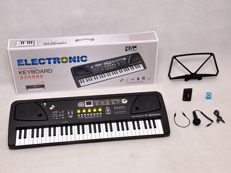 61Keys Electronic Organ With Microphone/Audio Line /USB Line /MP3/ Battery Box