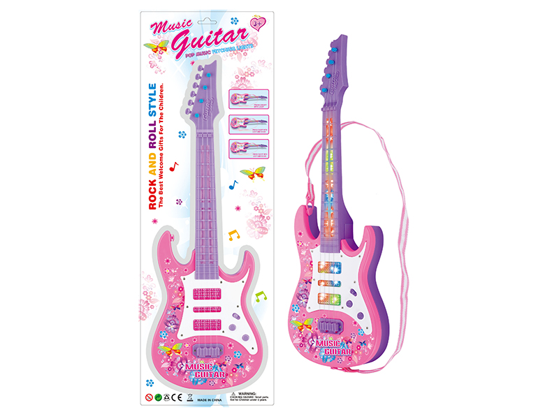 Guitar With Flash Music