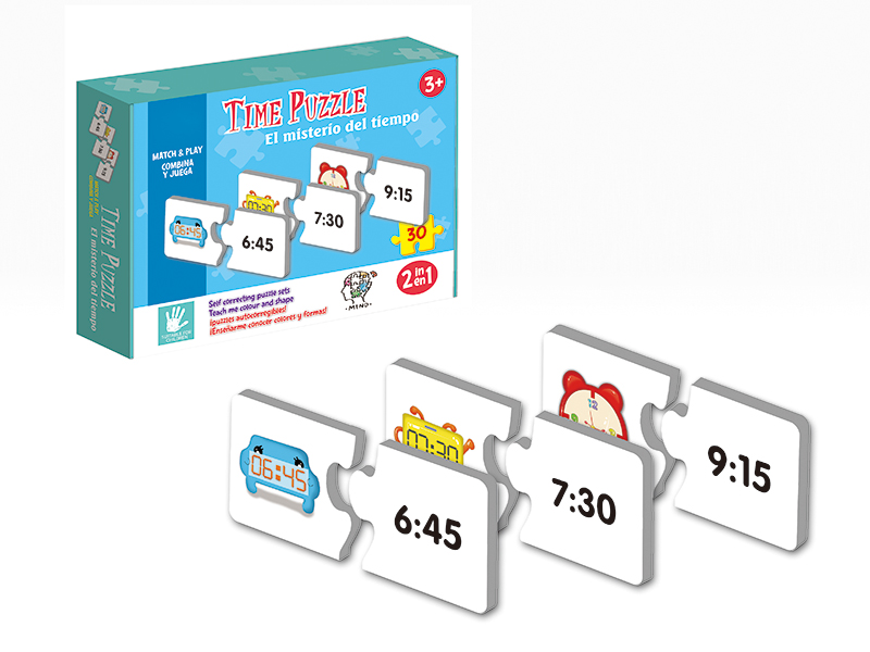 30PCS Time Puzzle