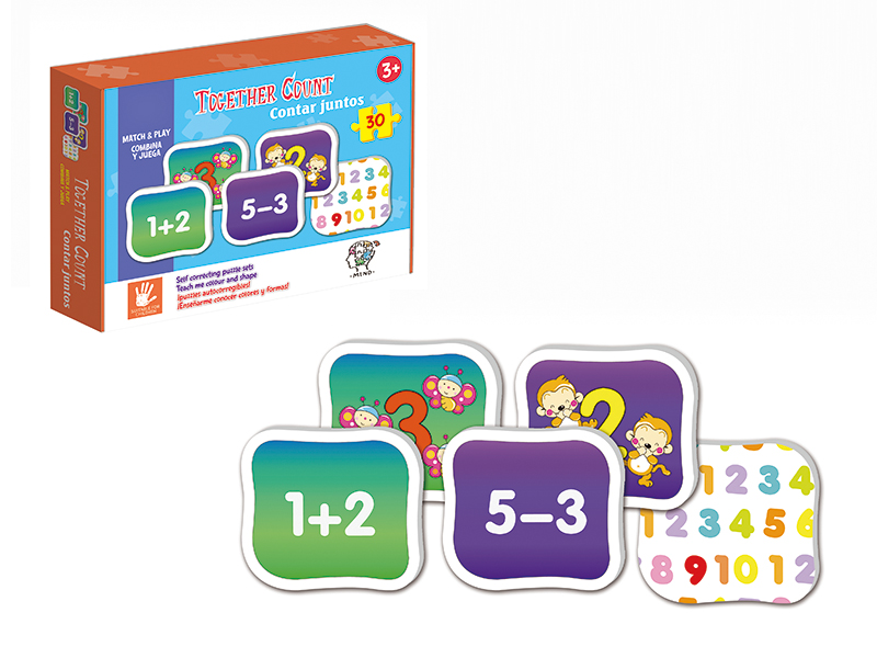 30pcs Digital Addition And Subtraction Puzzle