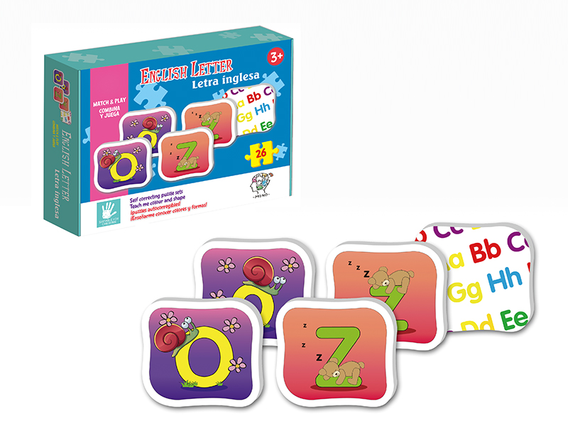 26PCS English Letter Puzzle