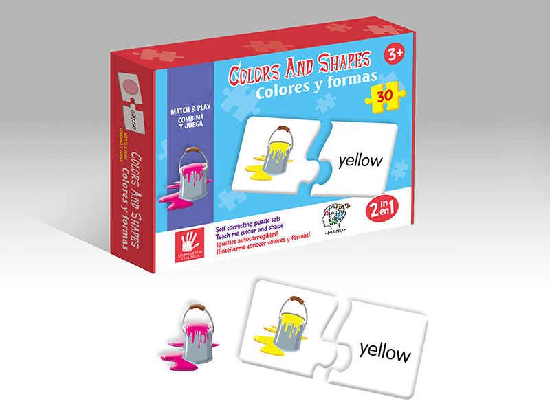 30PCS Color And Shape Puzzle