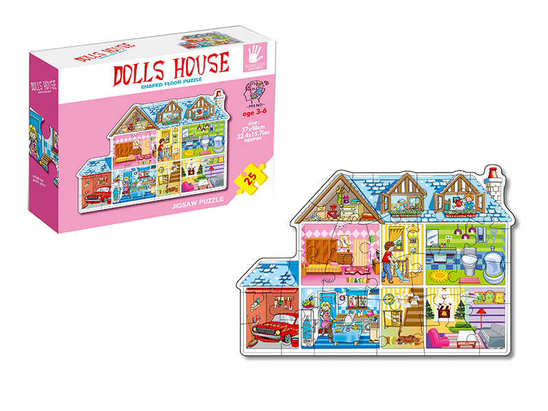 25pcs Dolls House Puzzle