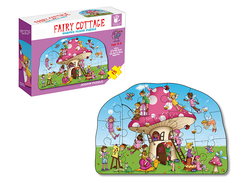 15PCS Fairy Cottage  Puzzle