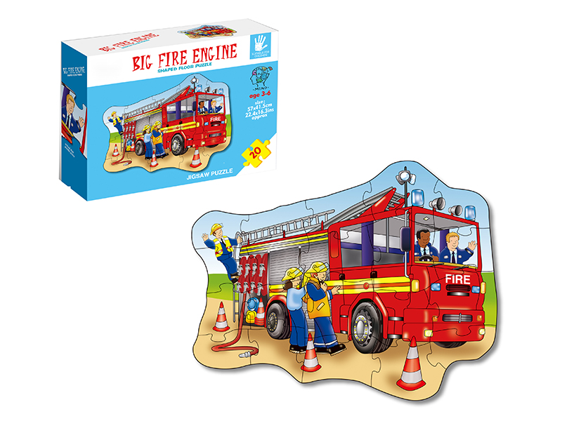 20pcs  Fire Engine Puzzle