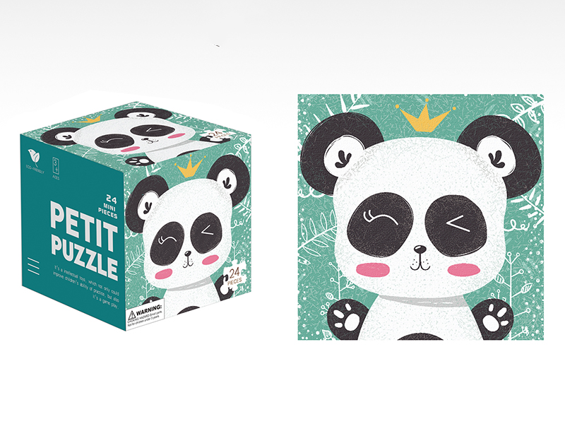 24pcs  Panda Mini  Puzzle