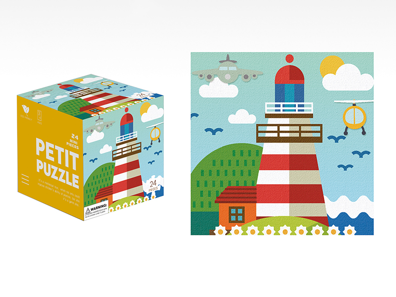 24pcs  Lighthouse Mini Puzzle