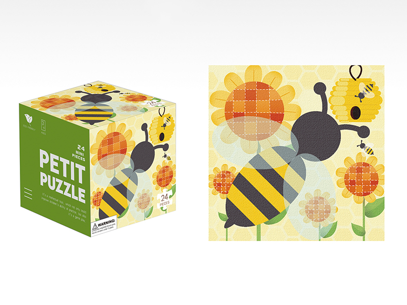 24pcs Bee Mini Puzzle