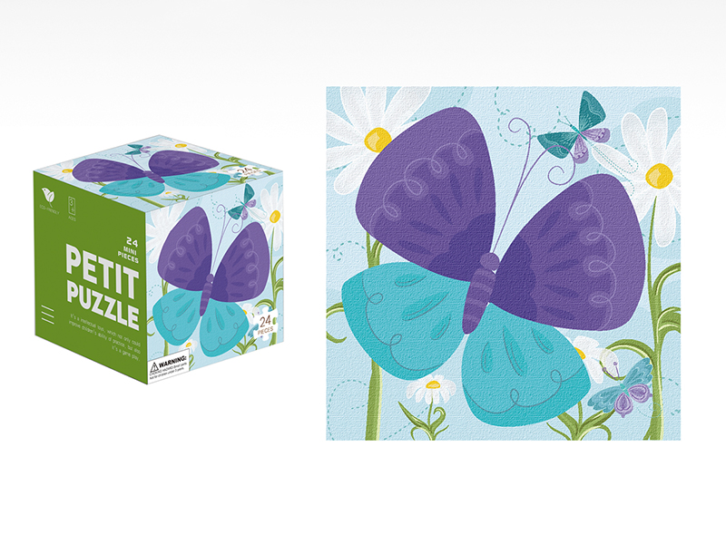 24pcs Butterfly Mini Puzzle