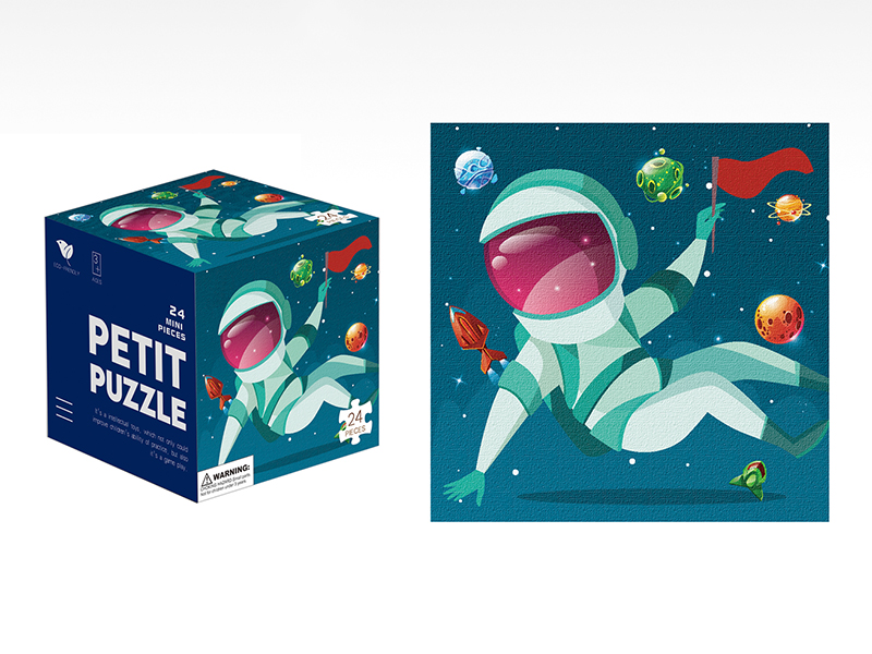 24pcs  Space Mini Cartoon Puzzle
