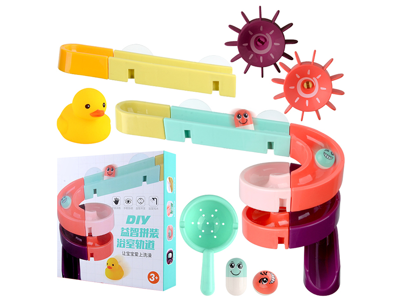 24pcs DIY Bathroom Track Game