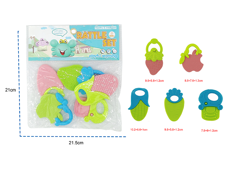 Baby Bells 5pcs  Teether