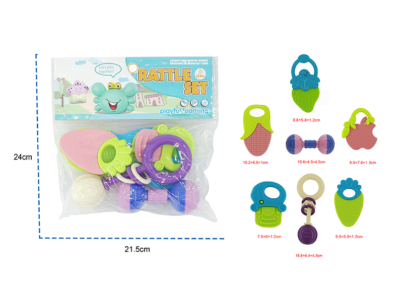 Baby Bells 7pcs (5 Teether)
