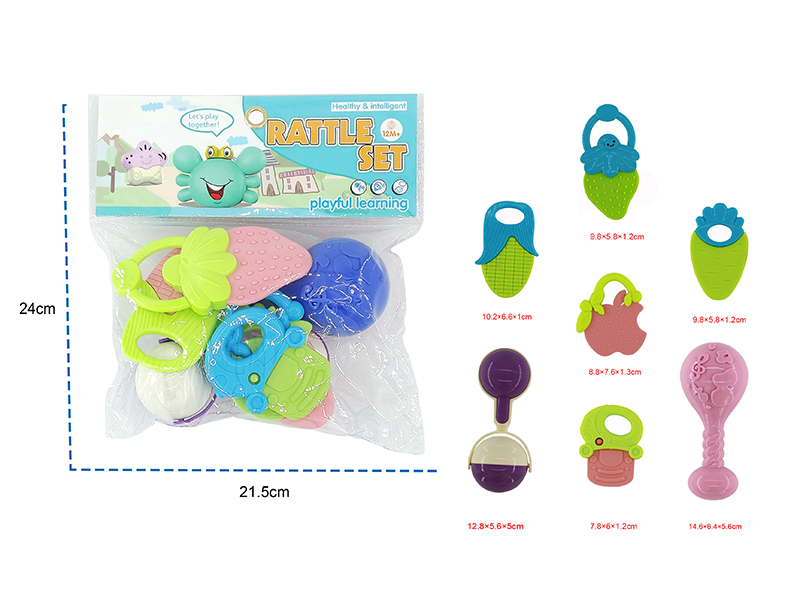Baby Bells 7pcs (5 Teether)