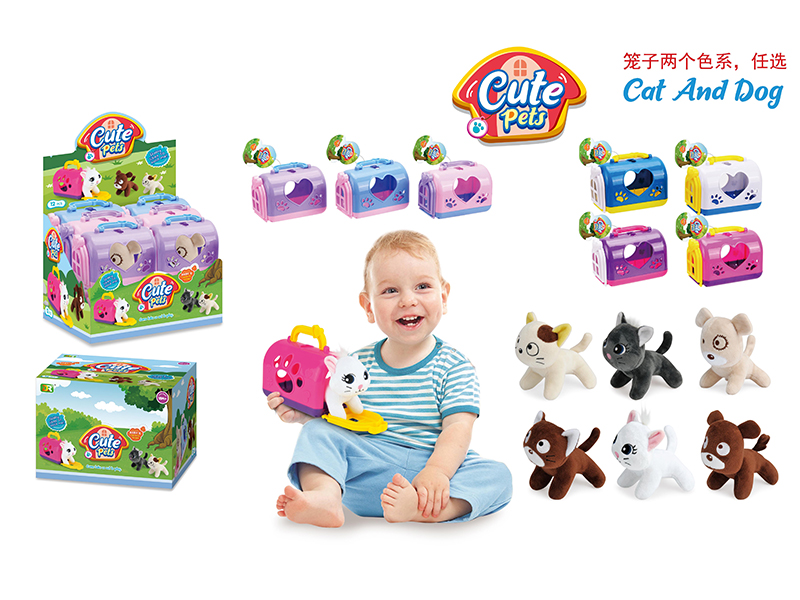 Embroidered Dog And Cat Pet Cage