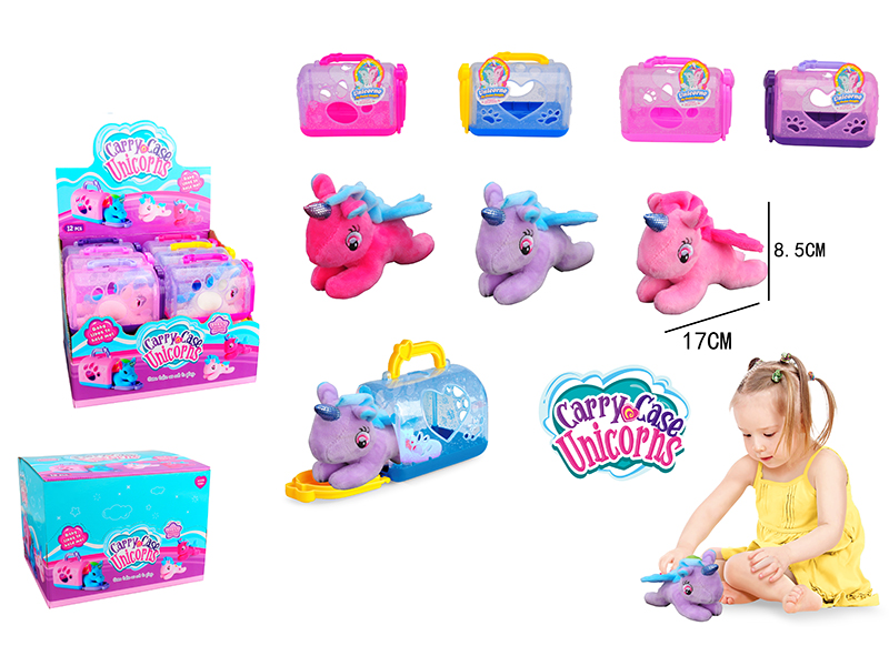 Plush Unicorn With Wings Pet Cage