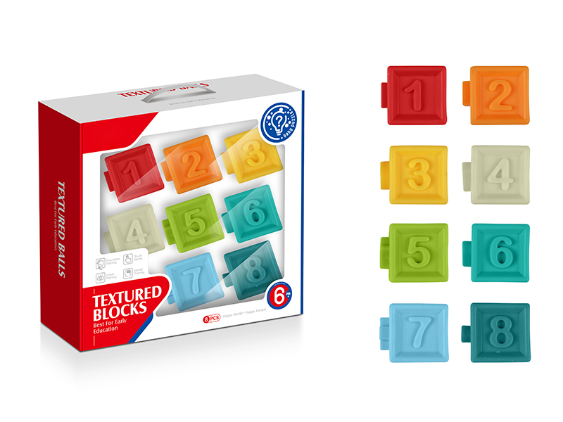 Soft Plastic Building Blocks  Cube 8PCS