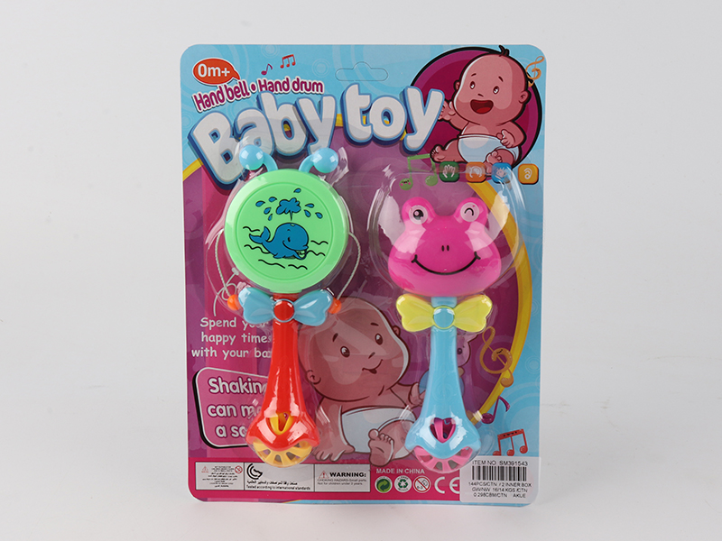 Cartoon Rattle Drum,Cartoon Frog Bell