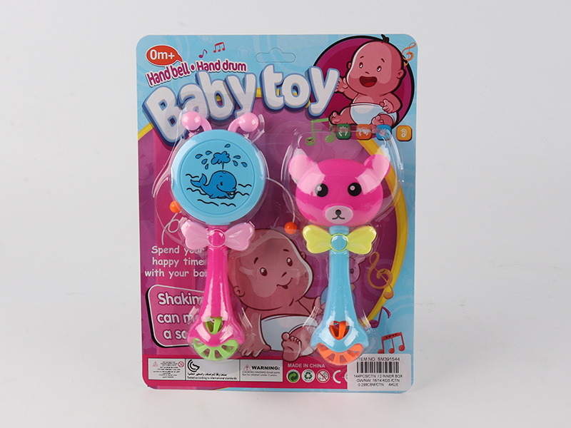 Cartoon Rattle Drum,Cartoon Bear Bell