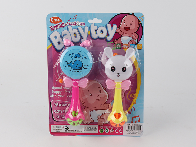 Cartoon Rattle Drum,Cartoon Rabbit Bell