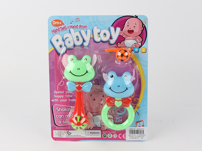 Cartoon Frog Bell  + Whistle