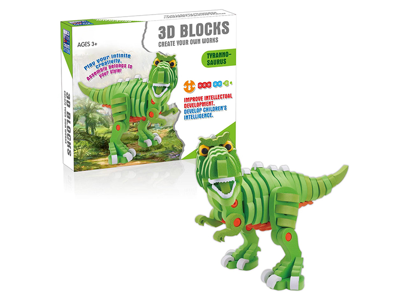 3D EVA DIY Building Blocks- Tyrannosaurus 104pcs