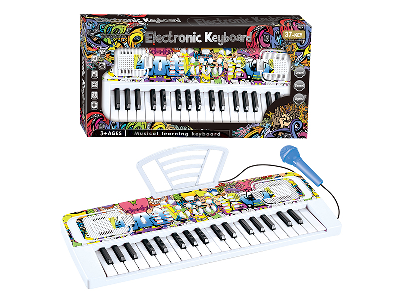 37 Keys Multifunctional Electronic Organ With Microphone