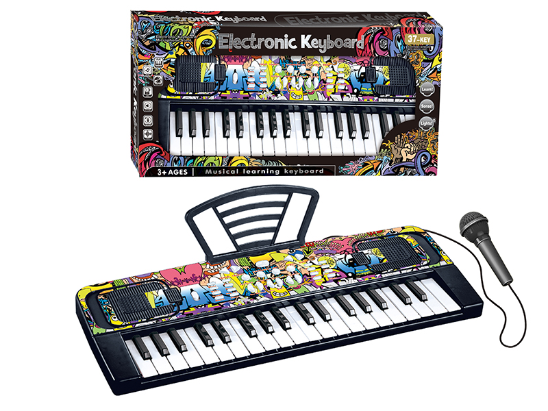 37 Keys Multifunctional Electronic Organ With Microphone