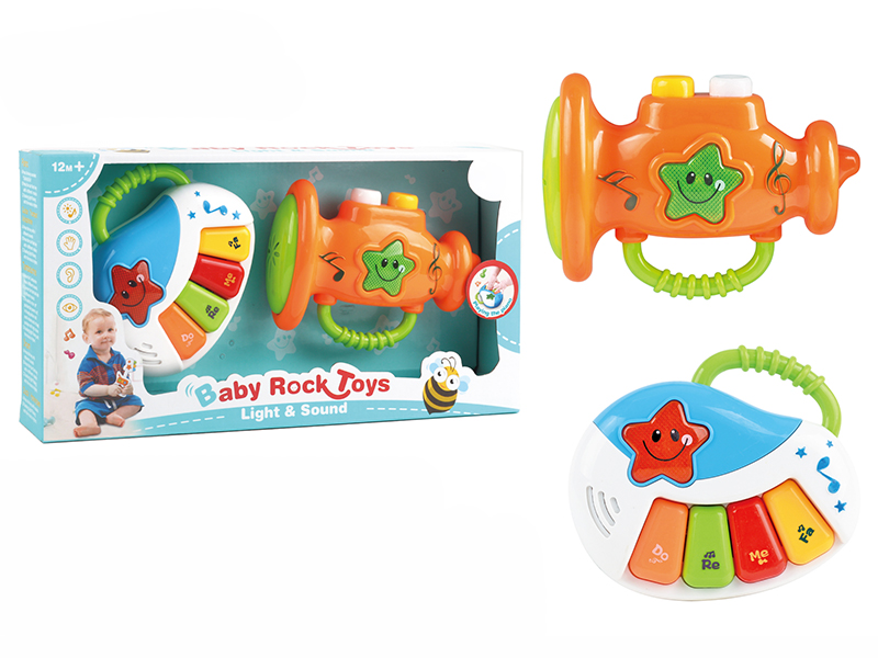 4 Keys Electronic Organ + Horn