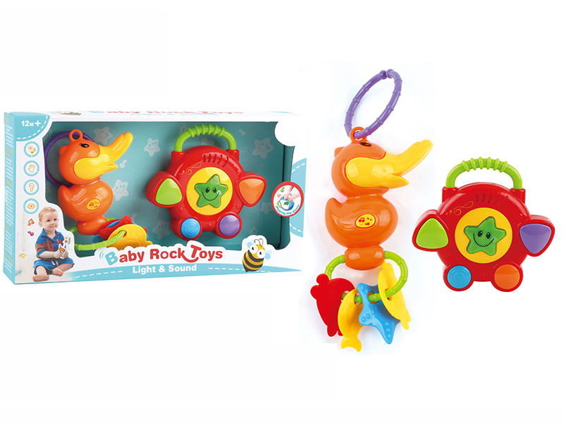 Duck Rattle + 4 Keys Drum