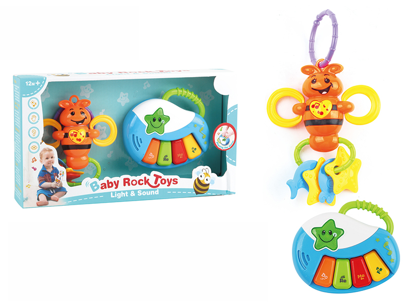 Bee Rattle + 4 Keys Piano