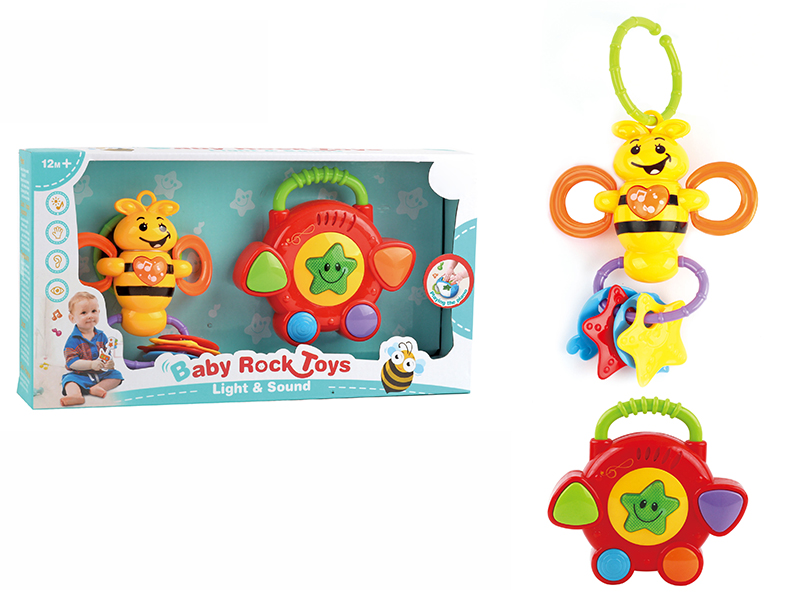 Bee Rattle + 4 Keys Drum