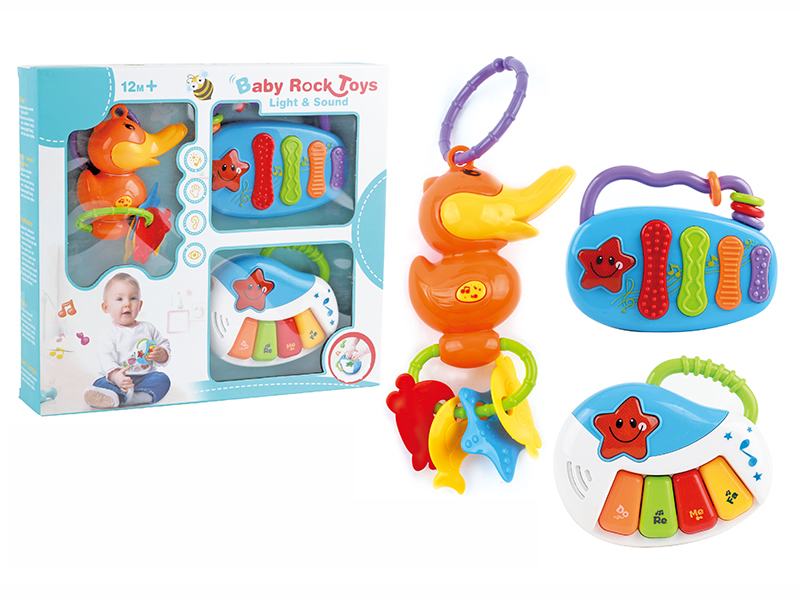 Duck Rattle + Xylophone + 4 Keys Piano