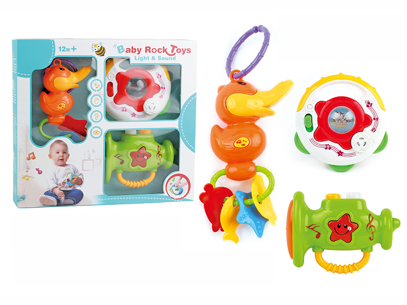 Duck Rattle + Timbrel + Horn