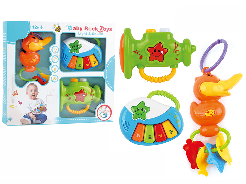 Duck Rattle + 4 Keys Piano + Horn