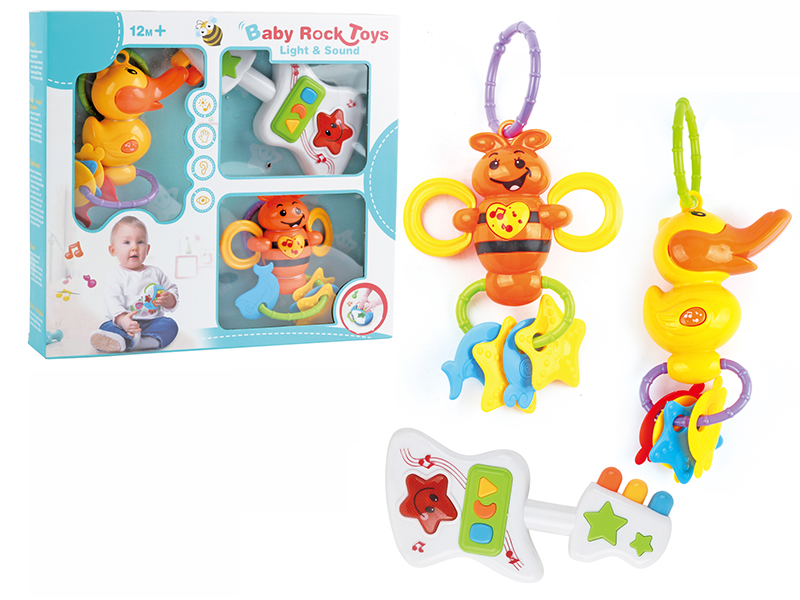 Duck Rattle + Bee Rattle + Guitar