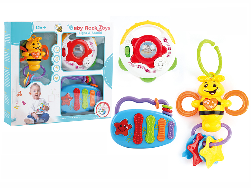 Bee Rattle + Xylophone + Timbrel