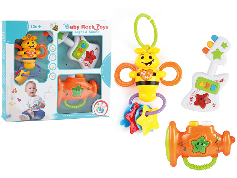 Bee Rattle + Horn + Guitar