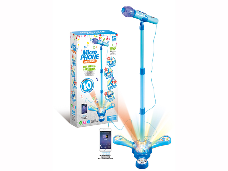 Microphone With Light And Music,MP3 Function, Amplifier