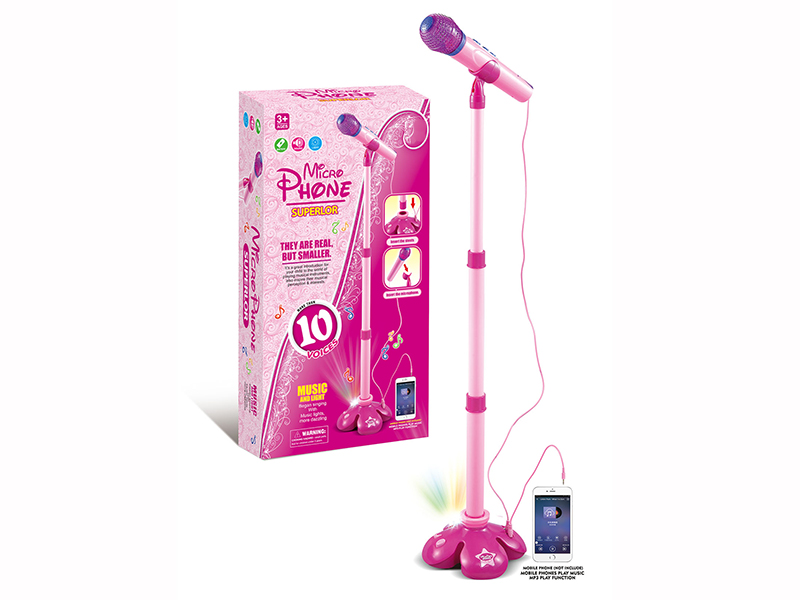 Microphone With Light And Music,MP3 Function, Amplifier