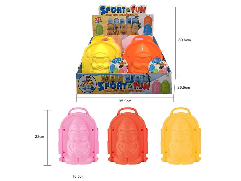 Cartoon  Elf 3D Sand Mold/Snow Mold 16PCS/BOX