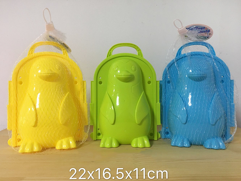 Cartoon Penguin 3D Sand Mold/Snow Mold